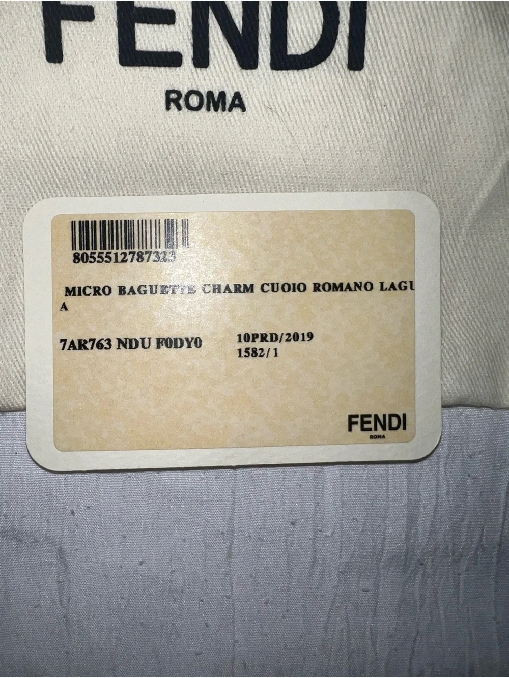 Fendi mini baguette
